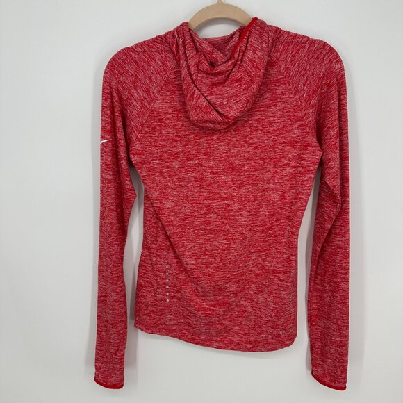 3/$25 Nike Hooded Long Sleeve Top XS Womens Mock Neck Dri Fit Workout Running - Picture 2 of 8